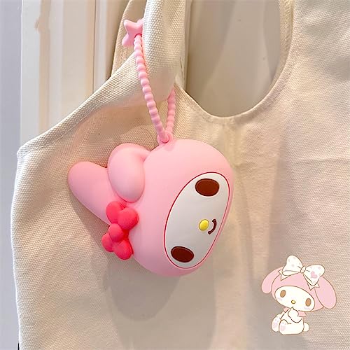 Cute Coin Purse Keychain, Small Coin Purse for Women, Bunny Coin Purse, Bunny Silicone Pouch, Kawaii Coin Purse Pouch, Coin Pouch for Backpack Decoration