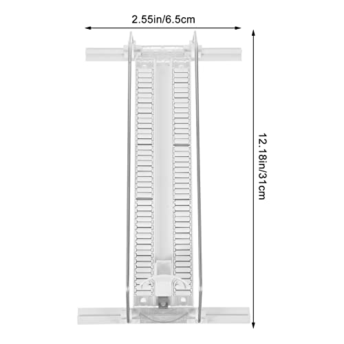 Kichvoe Vending Machine Supermarket Shelf Pusher 300-310MM Beverage Shelf Glide Fridge Bottle Can Organizer Drinks Organizer for Fridge Refrigerator Bottle Can Organizer White