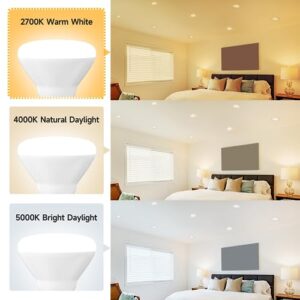 SHINESTAR 6-Pack BR30 LED Bulb 65W Equivalent, Recessed Light Bulbs, 2700K Warm White, Dimmable, 650LM, E26 Base