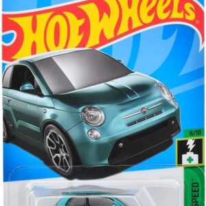 Hot Wheels Fiat 500e (Blue) 2023 HW Green Speed