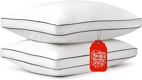 Cooling Pillow For Sleeping, Bed Pillows Standard Size Set of 2 for Sleeping, Pillow for Back, Stomach Sleeper Pillow, Pillows for Queen Bed, Back Pillow, Side Sleeper Pillow, Soft Pillow