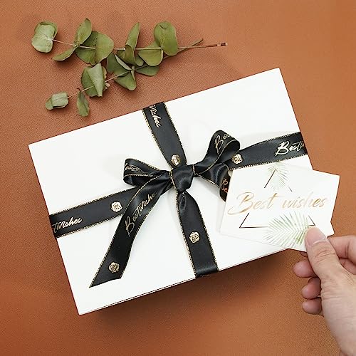 UnicoPak 24 Pcs Gift Boxes 9x6x4 Inches, White Gift Boxes with Lids for Presents, Gift Box for Birthday Wedding Bridesmaid Proposal Celebration Holidays Christmas