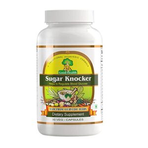 sugar knocker - herbal supplement - pack of 1 (90 veg capsule)