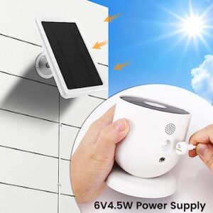 Camera Solar Panel Charger Only Compatible with Google Nest Cam Outdoor or Indoor, Battery - 2nd Generation, 6V4.5W Fast Charging, 13Ft Charging Cable