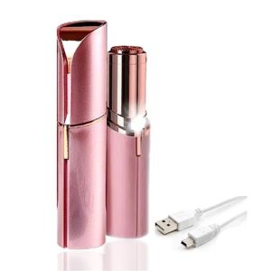 Facial Hair Remover for Women Face,Facial Hair Removal for Women,Women's Shaving & Hair Removal,Lip Hair,Bikini Hair,Armpit Hair, Safe and Painless Rose Gold