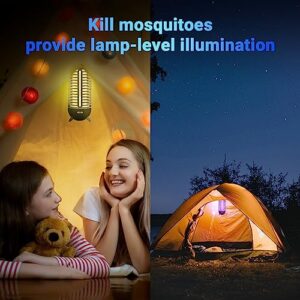 Bug Zapper Outdoor & Bug Zapper Indoor & Portable Camping Bug Zapper USB Mosquito Zapper Fly Trap,Bug Zapper Electric Trap Ideal for Fly Traps (2 Pack)