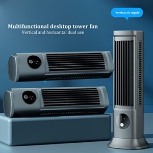 CUCUFA Household Tower Fans Tower Fan Portable Low-Noise Oscillating Tower Fan with 3 Wind Speeds USB Table Fans for Bedroom Living Room Office