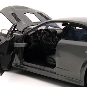 2021 Charger SRT Hellcat Gray Metallic Fast X (2023) Movie 1/24 Diecast Model Car by Jada 34472