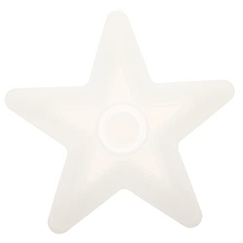 LIGHTAOTAO Five-Pointed Star Candlestick Die Hand Decor Resin Table Mold Jewlery Tray Silicone Molds for Resin Star Trinket Tray Molds Star Silicone Molds DIY Epoxy Mold Creative Epoxy Mold