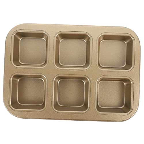 SHOWERORO Square Baking Pan Roasting Pans for Ovens Oven Cake Pan Non Stick Bread Pan Mini Cheesecake Pan Kitchen Cake Pan Professional Bread Pan Pumpkin Loaf Pan Toast Golden France