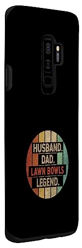 Galaxy S9+ Husband Dad Lawn Bowls Legend Vintage Case