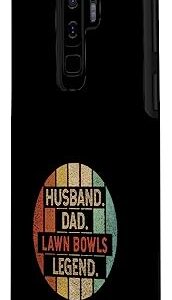 Galaxy S9+ Husband Dad Lawn Bowls Legend Vintage Case