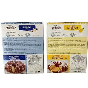 White Lily Pound Cake Mix, 16.2 OZ Box Bundled With White Lily Lemon Pound Cake Mix, 16.2 OZ Box and Measure Equivalents Refrigerator Magnet