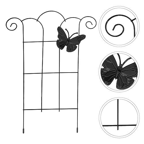 Garden Plant Trellis 2Pcs Trellis for Potted Plants Iron Mini Garden Trellis for Climbing Plants Plant Climbing Rack Flower Pots Supports