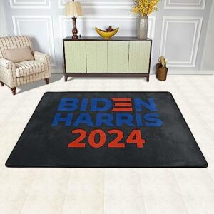 Joe Biden 2024 Carpet Non-Slip Doormat Flannel Floor Mat for Office 36 X 24 in & 72 X 48 in