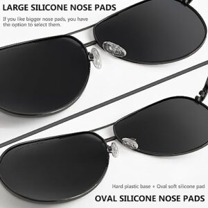 Push-in Eyeglass Nose Pads - PFDHQS 18 Pairs Glasses Nose Pads Replacement Kit - 6 Options Available for Replacing and Having Spare Nose Pads for Sunglasses