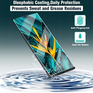 LETANG [2+2 Pack] Screen Protector Compatible with Samsung Galaxy Note 10 and Camera Lens Protector,Ultra HD 9H Tempered Glass Film,3D Bending,Fingerprint Unlock,for Samsung Galaxy Note 10 6.3 Inch