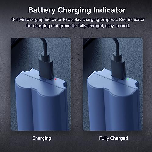 SMALLRIG NP-W235 2400mAh Camera Replacement Battery for Fujifilm X-T5, X-T4, GFX100S, USB-C 2.5H Fast Charging Camera Battery for Fujifilm X-T5, X-T4, X-H2S, X-H2, GFX50S II, VG-XT4, X-S20-4266