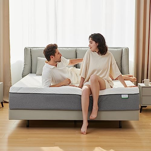 Novilla Queen Mattress, 12 Inch Gel Memory Foam Mattress for Plush Comfort, Cool Sleep, Pressure Relief, CertiPUR-US Certified, Mattress-in-a-Box, Embrace