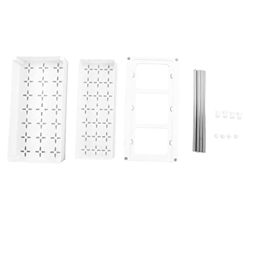 Under Sink Organizers Large Capacity Slide Out Storage Baskets for Bathrooms Kitchens Closets Laundry Rooms Offices (White)