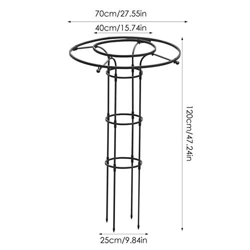 Vertical Metal Garden Trellis, Trellis for Climbing Plants, Flower Trellis, Umbrella Trellis, Garden Trellis Climbing Plants Support for Vines Tomatoes Peas Other Live Plants Support