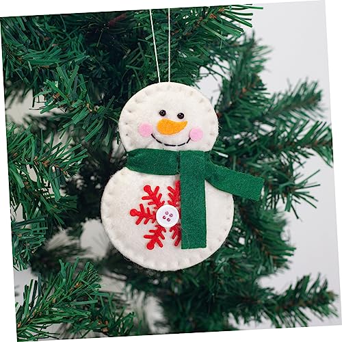 BESPORTBLE 4pcs Home Decoration Home Decorations Christmas Decor Felt Snowman Ornament Christmas Felt Ornaments Snowman Tree Ornaments Pendant Ornament Christmas Ornaments Hanging Ornament