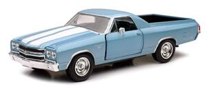 1970 chevy el camino ss blue 1/25 diecast model car by new ray 71883b