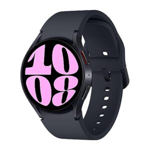 samsung galaxy watch 6 44mm bluetooth smartwatch w/ fitness tracker, personalized hr zones, advanced sleep coaching, heart monitor, bia sensor, biggest screen, us version, graphite