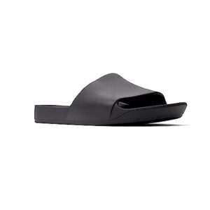 ARCHIES Footwear - Slide Sandals - Offering Great Arch Support - Black