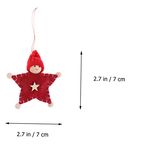 1 Pair Plush Doll Christmas Ornaments Christmas Decor Christmas Stuffed Ornament Christmas Elves Dolls Christmas Hanging Ornaments Christmas Pendants Christmas Felt Ornament