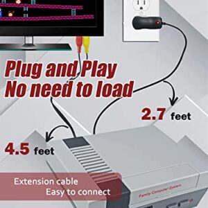 Classic Edition Mini Retro Game Console,AV Output Plug & Play Classic Mini Video Games, Built-in 620 Games with 2 Classic Controllers, Birthday Gifts Choice for Children/Adults