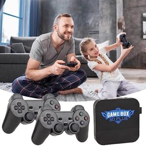 Wireless Retro Game Stick, HDMI 4K TV Input, Built in 30000+ 3D Classic Retro Games with Dual 2.4G Wireless Controllers