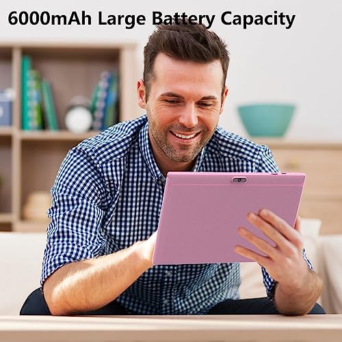 Android 11 Tablet 10.1 Inch Tablets, 2023 Upgraded 2 in 1 Tablet with Keyboard, Include Mouse/Case/Stylus/Tempered Film, 4GB RAM+64GB ROM(Max 512GB), 8MP Camera 6000mAh Battery 10" FHD Android 11 Tab