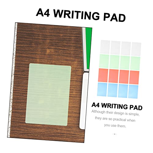 64 Pcs Translucent Reading Strip Writing Board Clay Tools Playdough Tools Highlight Bookmarks PVC Exam Mats Cutting Board Office Supplies Exam Pad Boards PVC Exam Plates