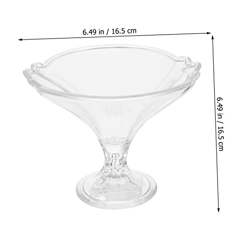 Gadpiparty Transparent Ice Cream Cup Mini Containers Mousse Serving Cups Dessert Cup Container Clear Container Pudding Bowl Clear Dessert Cup Glass Cups Set Tasters Trifle Set Transparent Cup