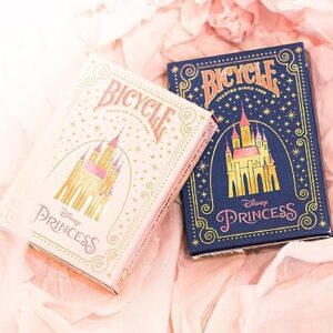 Bicycle Disney Princess Inspired Playing Cards Pink or Blue Playing Cards (Colors May Vary)