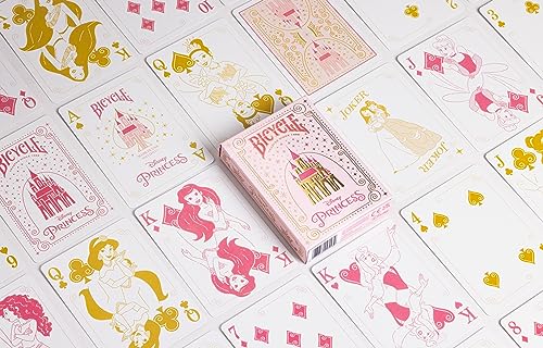 Bicycle Disney Princess Inspired Playing Cards Pink or Blue Playing Cards (Colors May Vary)