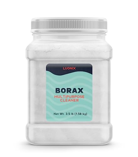 Luonix Borax, 3.5 lb, Multipurpose Cleaner, Laundry Additive