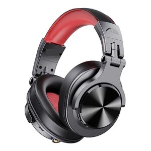 nalany wired studio dj headphones + wireless bluetooth 5.2 headset hifi stereo monitor headphone with microphone (color : b)