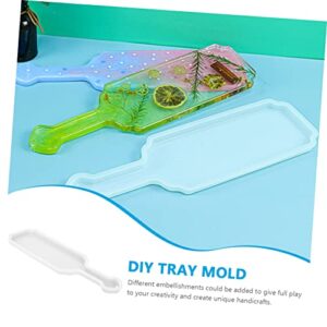 Didiseaon Paddle Mold Resin Molds Silicone Molds for Resin Decorative Trays Epoxy Tray Molds Beer Flight Paddle Silicone Plate Paddle Shaped Tray Mold Silicone Paddle Shaped Tray Mold Epoxy