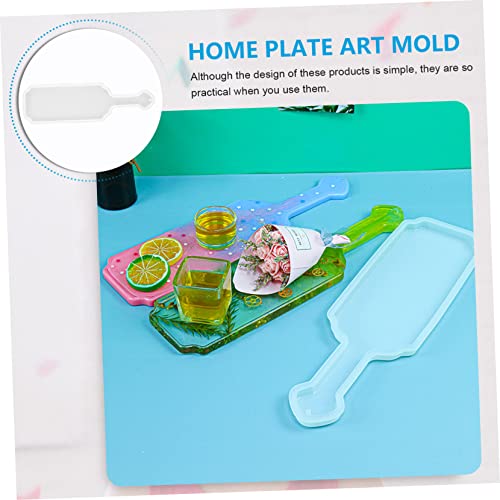 Didiseaon Paddle Mold Resin Molds Silicone Molds for Resin Decorative Trays Epoxy Tray Molds Beer Flight Paddle Silicone Plate Paddle Shaped Tray Mold Silicone Paddle Shaped Tray Mold Epoxy