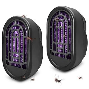 bug zapper mosquito killer zapper electric portable indoor plug-in for mosquitos files gnats insects trap