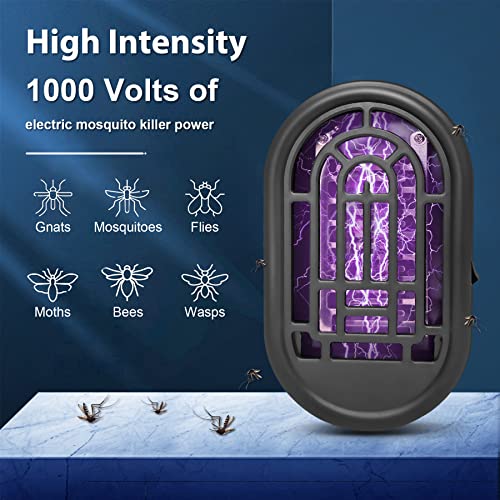 Bug Zapper Mosquito Killer Zapper Electric Portable Indoor Plug-in for Mosquitos Files Gnats Insects Trap