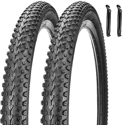 26/27/29 X 2.125 Bike Tire Folding Replacement Bicycle Tires for Mountain MTB Hybrid Bike Bicycle (27.5" 2 Tires)