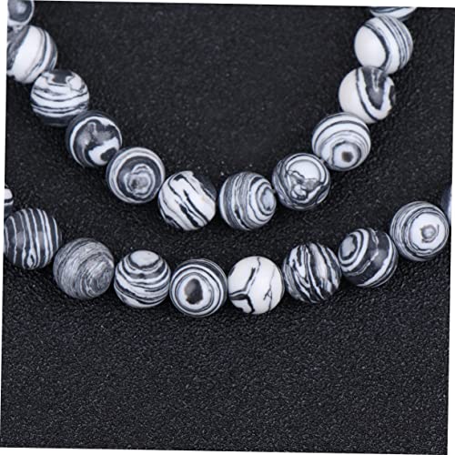 Charm Bracelets 92pcs Charm Gemstone Gasket Material Round Loose Beads Crystal Beads DIY Accessories Kit Colored Stone Beads DIY Craft Beads Making Bead Suite Bracelet Kit