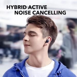 Soundcore by Anker Life Dot 3i in-Ear Noise Cancelling Truly Wireless Headphones, IPX5 Waterproof, Black (Renewed)