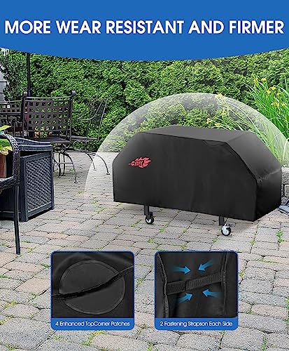 Griddle Cover for Blackstone Griddle, Epicmelody 36-inch 600D Heavy Duty Grill Cover for Outdoor Grill, Flat Top Grill Cover with Straps, Waterproof Grill Cover for Camp Chef and More 4-Burner Griddle