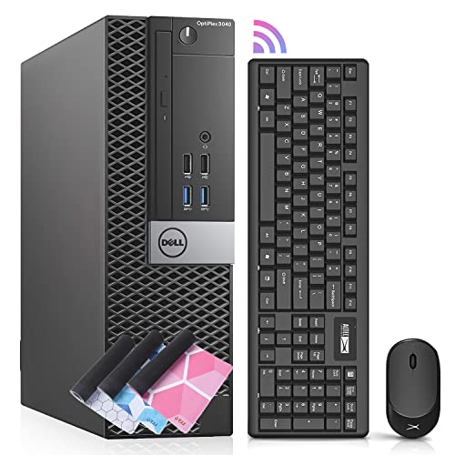 Dell Desktop Computers OptiPlex 3040 PC,Intel Core i7-6700 3.4GHz,16GB Ram New 512GB SSD, Intel AC7260 Built-in WiFi Bluetooth,HDMI, Refurbished Desktop Computer,Computadora Windows 10 Pro(Renewed)