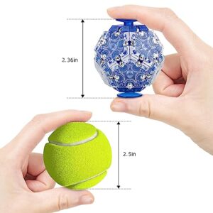 AIQI 14-Piece Set Magnetic Fidget Sphere Pentagons - Building Blocks Magnetic Stress Relief Desk Magnet Toys for Relaxation and Focus (Blue)