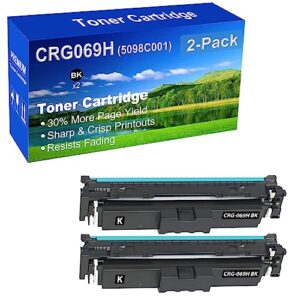 2-pack (black) compatible high capacity crg-069h crg069h (5098c001) toner cartridge used for canon mf753cdw mf751cdw lbp674cdw lbp673cdw lbp674cx mf752cdw mf756cx printer